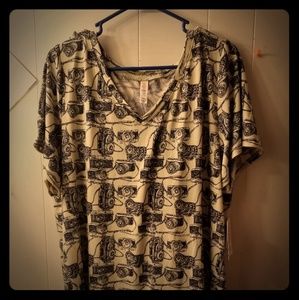 NWT Lularoe Christy Shirt size 3xl
